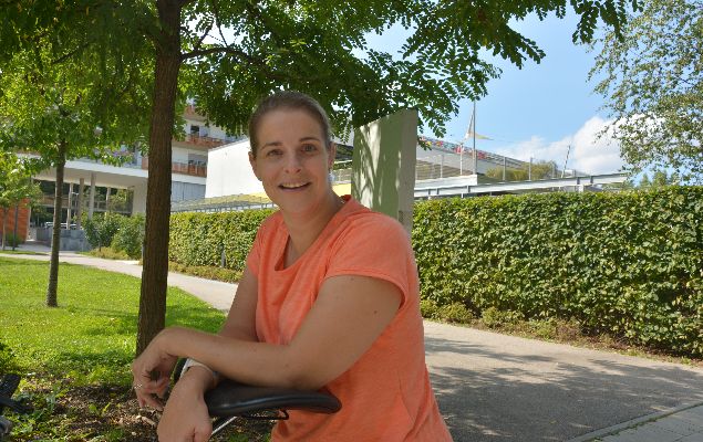 Kathi Polke during FrameRunning training